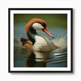 Kingfisher Duck Art Print