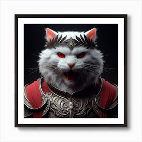 Cat In Armor 4 Poster