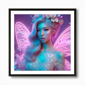 Love Fairy Art Print