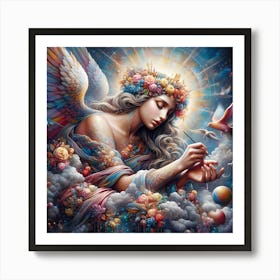 Angel Painting Art Print