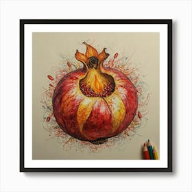 Pomegranate 19 Art Print