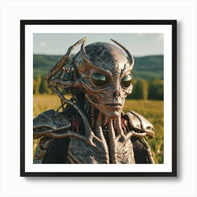 Exoplanet Insectoid Alien Art Print Art Print