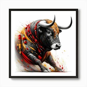 Wild Animal Illustration 347 Art Print