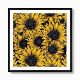 Sunflowers 1 Art Print