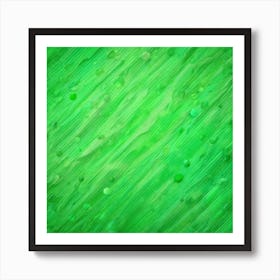 Green Background 3 Art Print