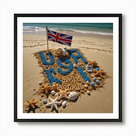 Sand Art Art Print