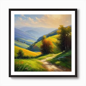 Russian Landscape Painting 2 Art Print