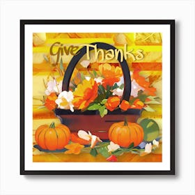 Give Thanks Art Print