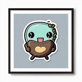 Kawaii Sticker Art Print