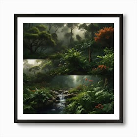 Forest Scene 1 Art Print