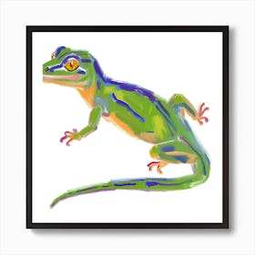 Gecko Lizard 04 Art Print