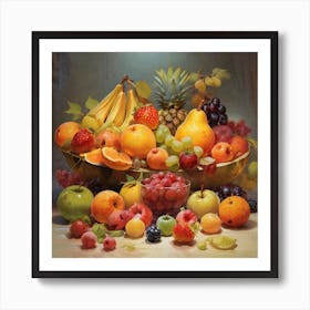 Fruit Bowl Art Print