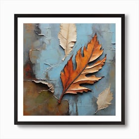 Aging leaf 3 Art Print