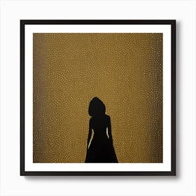 Woman Silhouette Art Print