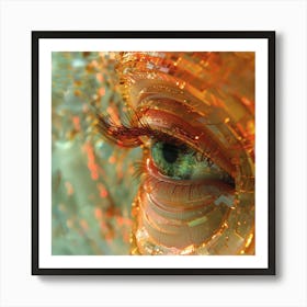 Eye Of A Woman Art Print