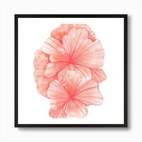 Pink Hibiscus Art Print