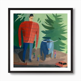 Road Side Attraction Art Print