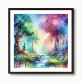 Fairytale Forest 11 Art Print