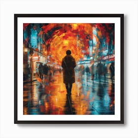 City At Night Art Print