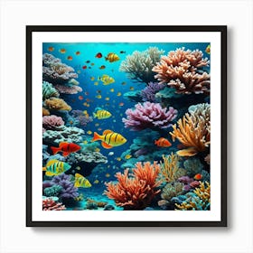 Coral Reef 1 Art Print