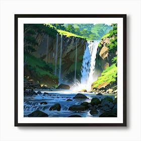 Waterfall Art Print