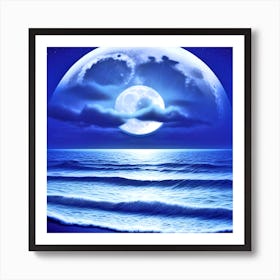 Full Moon In The Sky 6 Art Print