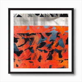 Redabstract Art Print