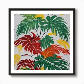 Tropical Leaves Art Print