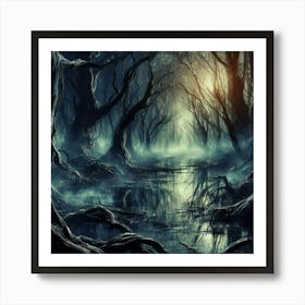 Dark Forest 52 Art Print