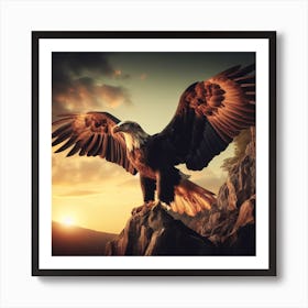 Heroic bird Art Print