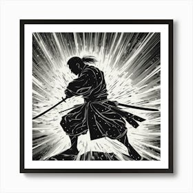 Samurai Art 69 Art Print