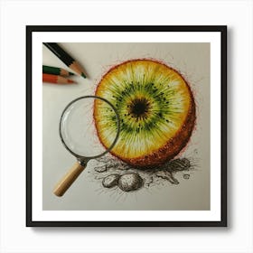 Kiwi Fruit 14 Art Print