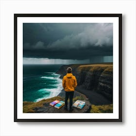 Stormy Day In Ireland Art Print