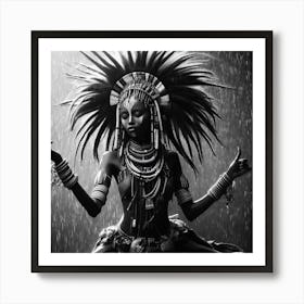 African Dancer 2 Art Print