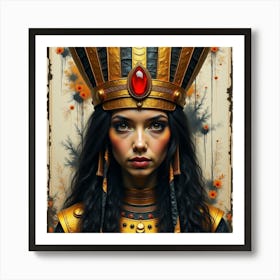 Egyptian Queen 19 Art Print