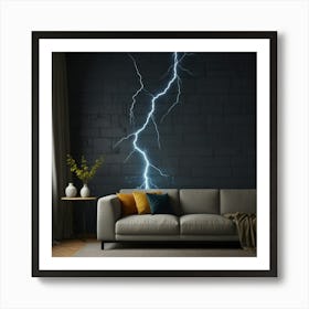 Default Create Unique Design Of Lightning Wall 0 Art Print