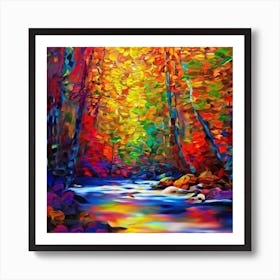 Autumn In The Forest Art Print