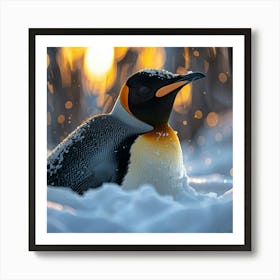 King Penguin Art Print