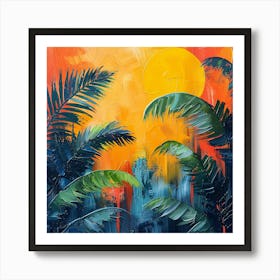 Blended Tropics - city wall art, colorful wall art, home decor, minimal art, modern wall art, wall art, wall decoration, wall print colourful wall art, decor wall art, digital art, digital art download, interior wall art, downloadable art, eclectic wall, fantasy wall art, home decoration, home decor wall, printable art, printable wall art, wall art prints, artistic expression, contemporary, modern art print, unique artwork, Art Print