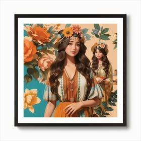 Chinese Women Art Print