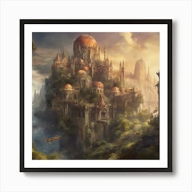 Fantasy Castle 44 Art Print