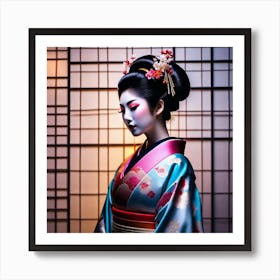 Geisha 150 Art Print