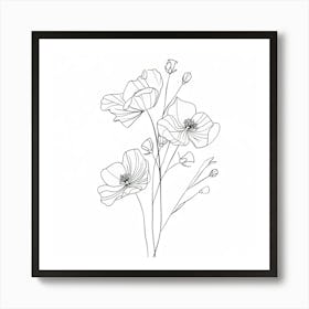 Poppies 75 Art Print