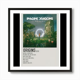 Origins - Imagine Dragons, 2018 Art Print