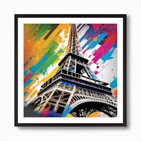 Paris Eiffel Tower 34 Art Print