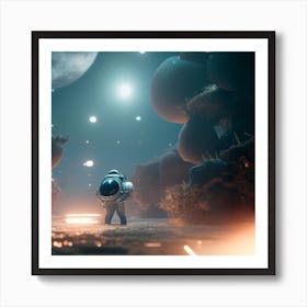 Space - Space Stock Videos & Royalty-Free Footage Art Print