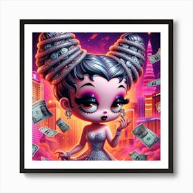 Money Girl 7 Art Print