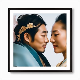 Korean Wedding Art Print