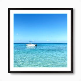 Caribbean Clear Blue Water Art Print