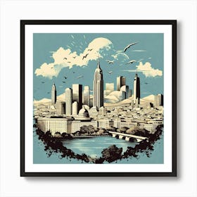 Cityscape 3 Art Print